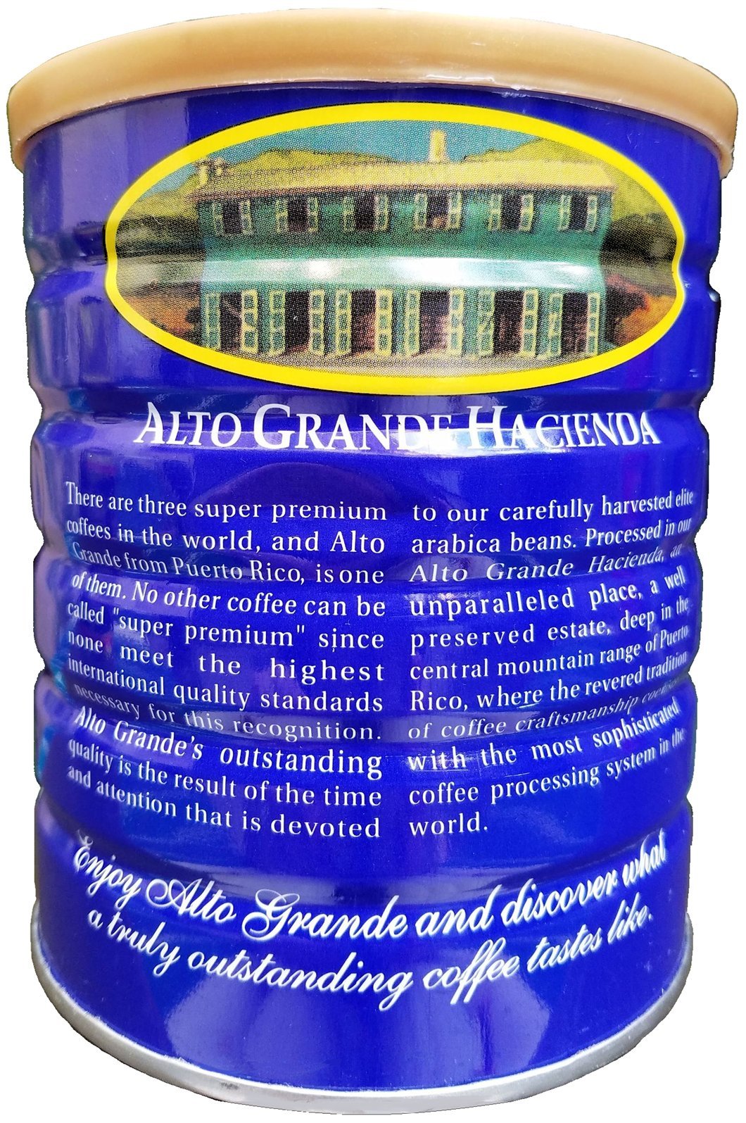 Alto Grande Arabica beans for a rich, full-bodied brew