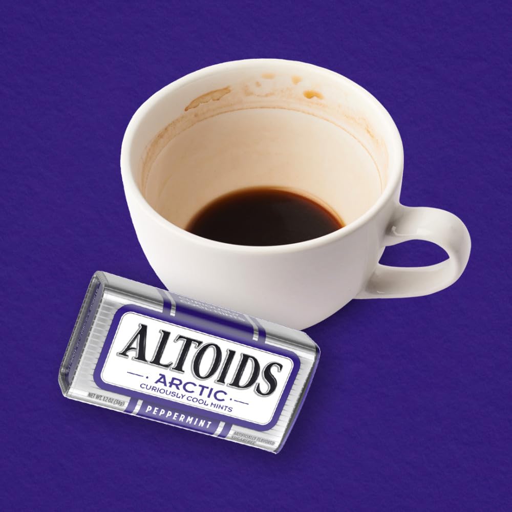 ALTOIDS Arctic Peppermint packaging box showing bulk display