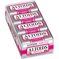ALTOIDS Arctic Strawberry mints in a front-facing tin for on-the-go freshness
