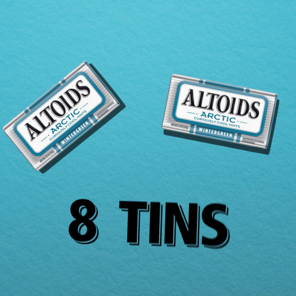 Travel-friendly Altoids mints in tin for on-the-go refreshment