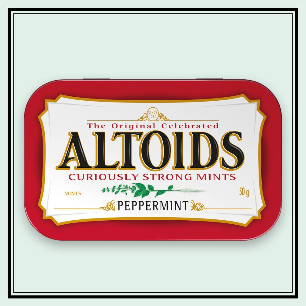Altoids 12-pack tin lineup for convenient purchase.