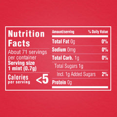 ALTOIDS Peppermint mints close-up, bold mint flavor after meals.