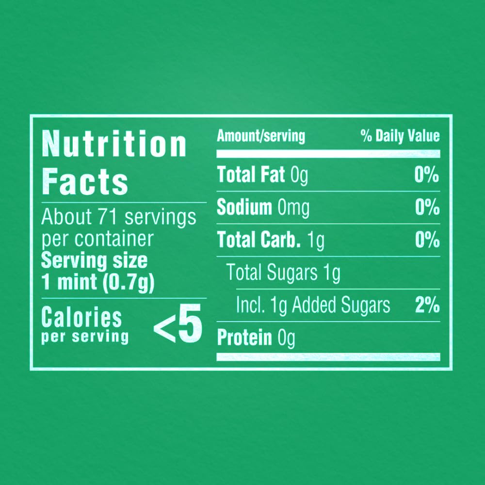 Altoids Spearmint mints packaging-label conveys classic, trusted flavor.
