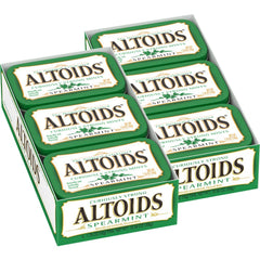 Altoids Spearmint mints in a pocket tin for quick breath refreshment.