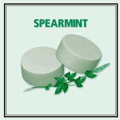 Altoids Spearmint mints tin open with mints ready for use.