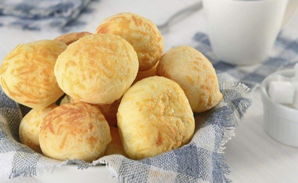 Amafil cheese bread mix prepared dough ready for quick, oven-fresh results.