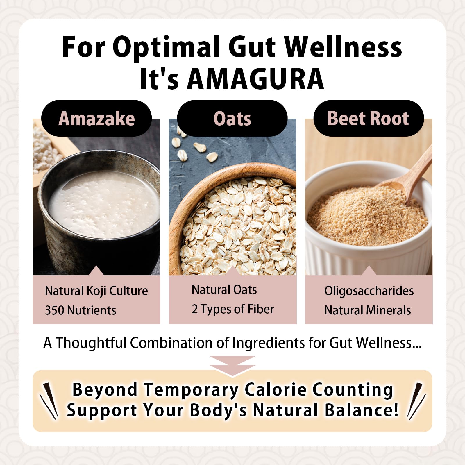 AMAGURA Japanese Amazake Oatmeal Cookies vegan-banner confirms plant-based, dairy-free snack option