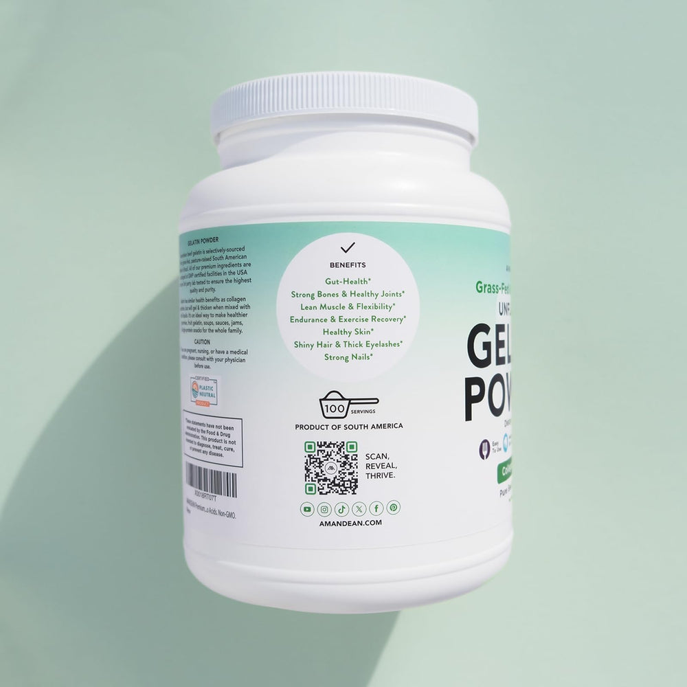 AMANDEAN recyclable packaging with plastic neutral commitment.