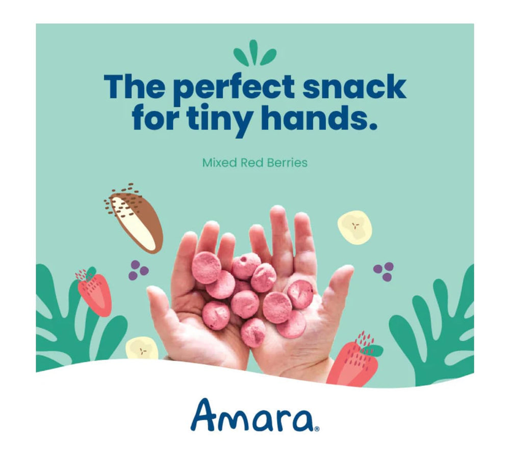 Amara Organic Snack Pouches 6g for easy portion control