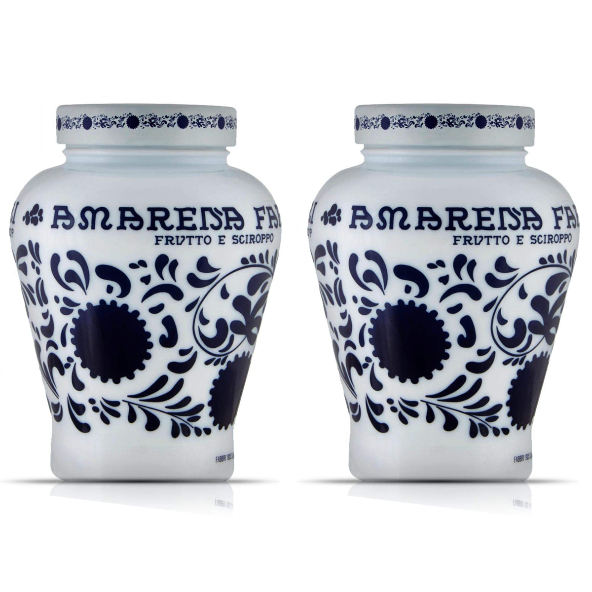 Amarena Fabbri jar close-up with glossy syrup for desserts