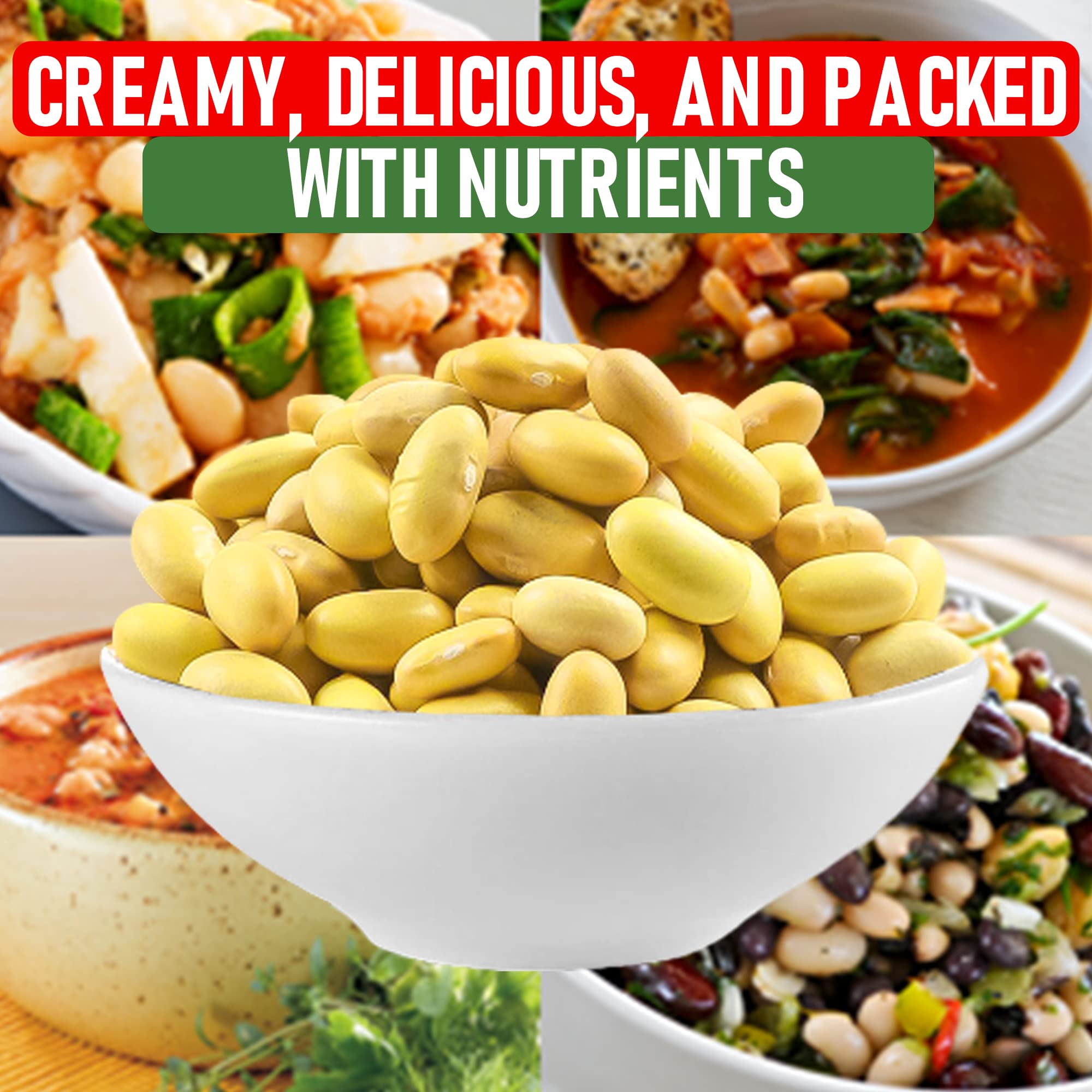 Amazing Chiles & Spices canary beans bag closeup — shows texture and quality you can trust.