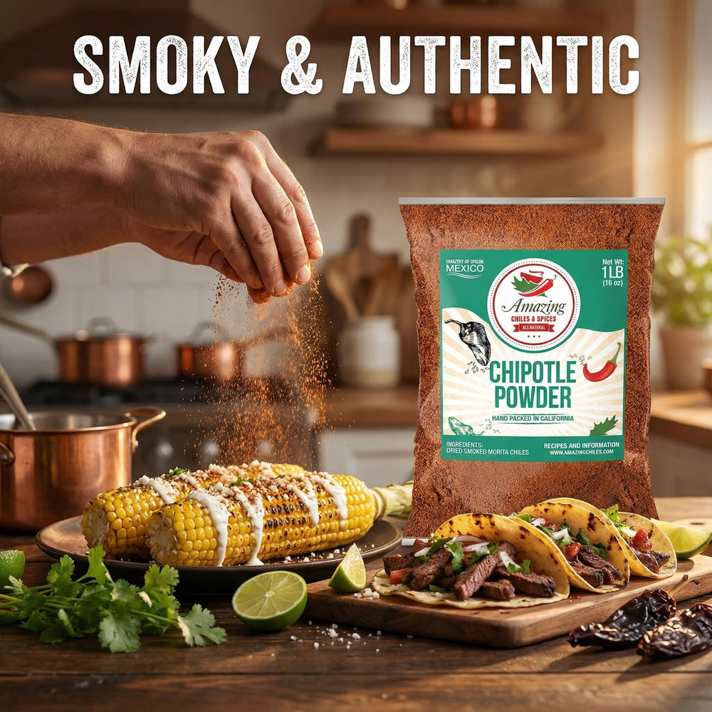 Grilling meats with chipotle chili powder adds medium-high heat and smoke