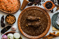 Amazing Chiles Spices Ancho Chile Powder closeup grains show vibrant color and fine texture