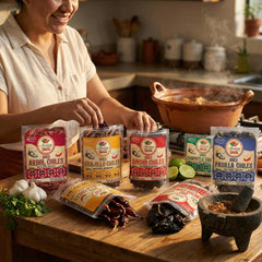 Amazing Chiles & Spices arbol dried peppers bring bright chili heat