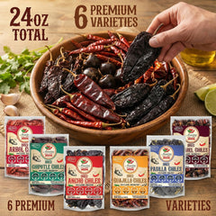 Amazing Chiles & Spices guajillo dried peppers add vibrant heat