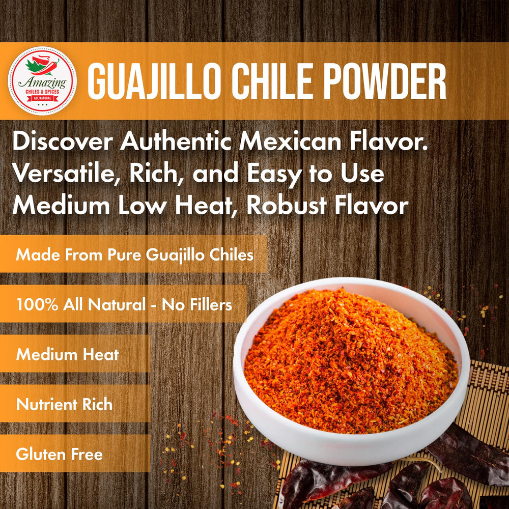 Pouring Amazing Chiles & Spices Guajillo Powder for seasoning