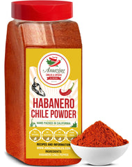Amazing Chiles & Spices habanero powder 1lb packaging shows bulk size for busy kitchens