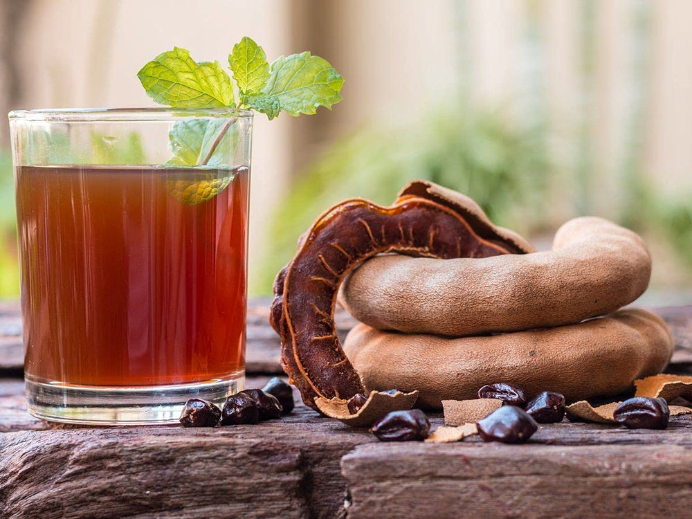 Amazing Chiles & Spices tamarind agua fresca concept with vibrant color.