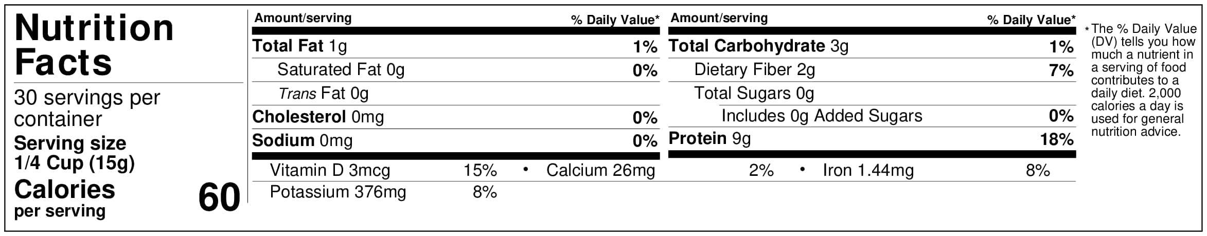 Amazing Chiles TVP product label highlights non-GMO and cholesterol-free ingredients.