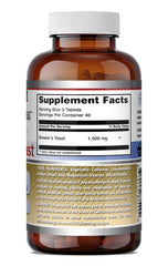 Amazing Formulas Brewers Yeast tablets stacked for easy daily supplementation.