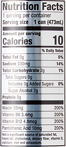 Solimo Red Energy Drink serving tips, refrigerate and discard after 72 hours.