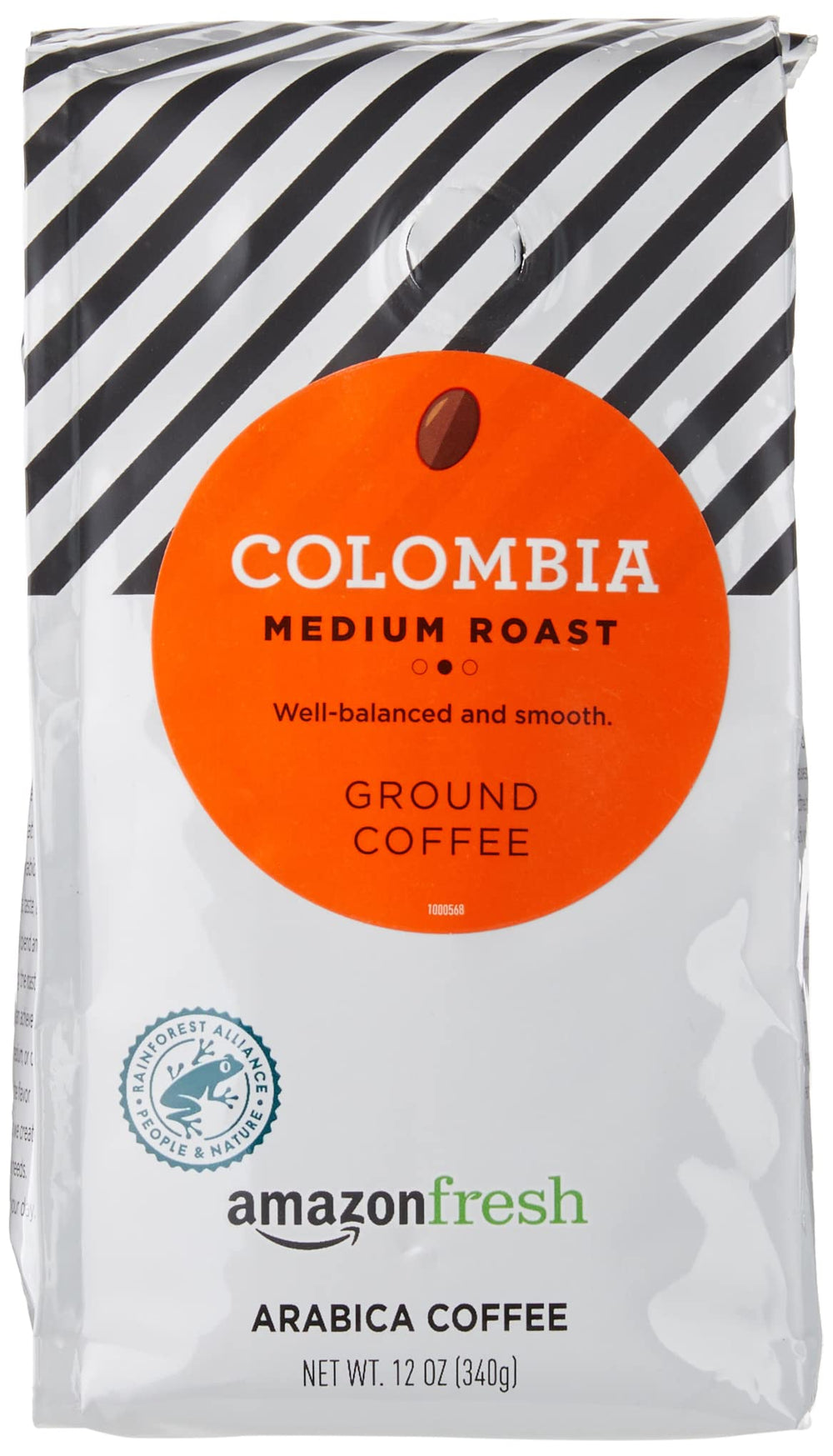 Amazon Fresh Colombia ground coffee triple-pack bags for easy at-home brewing