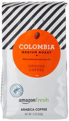 Amazon Fresh Colombia ground coffee triple-pack bags for easy at-home brewing