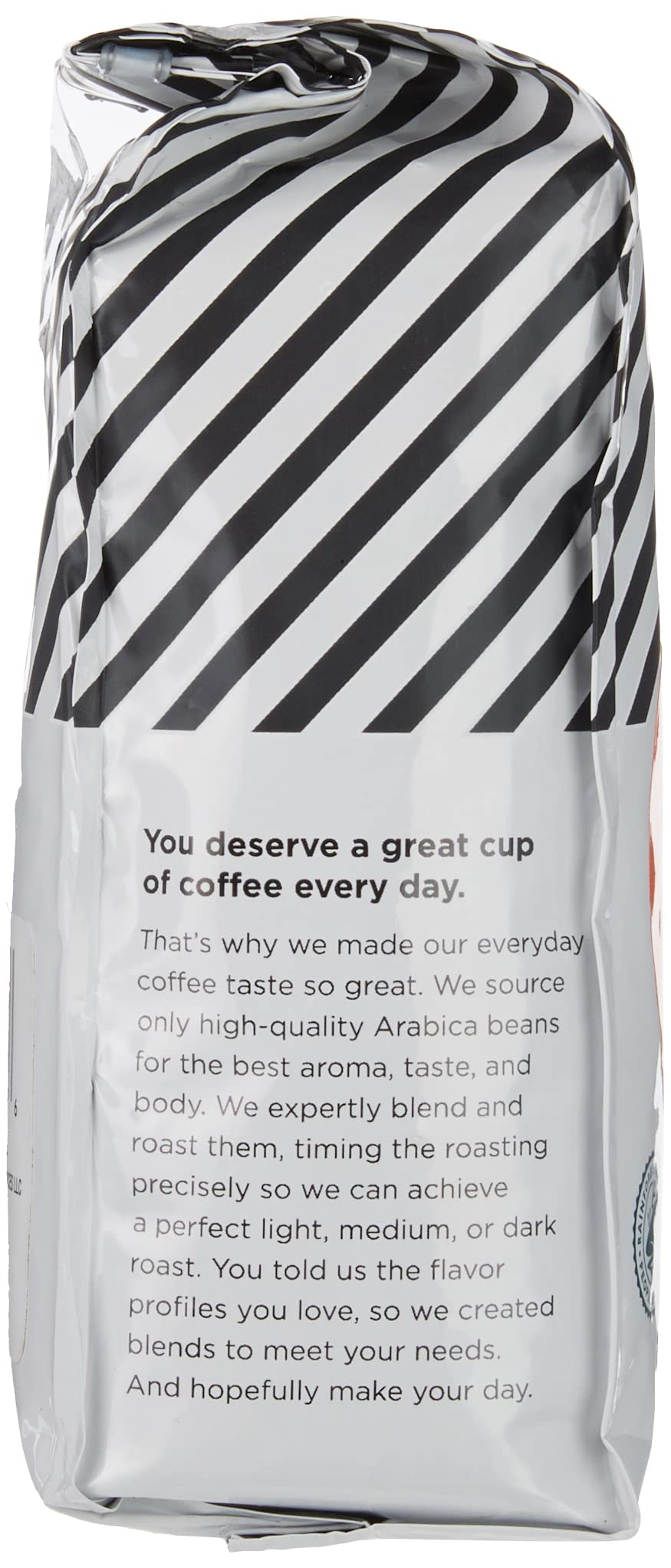 Amazon Fresh decaf Colombia arabica beans deliver consistent decaf flavor
