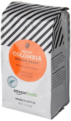 Amazon Fresh Decaf Colombia coffee cup for a smooth, balanced brew