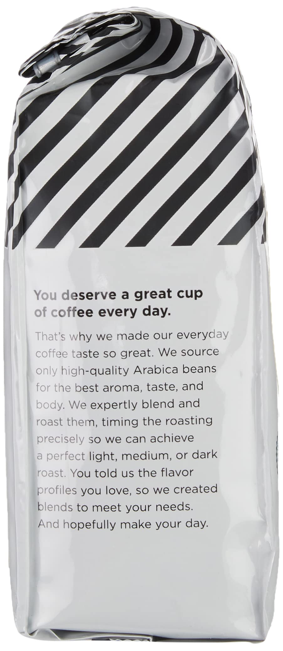 Amazon Fresh Just Bright Arabica beans from Central America with balanced aroma