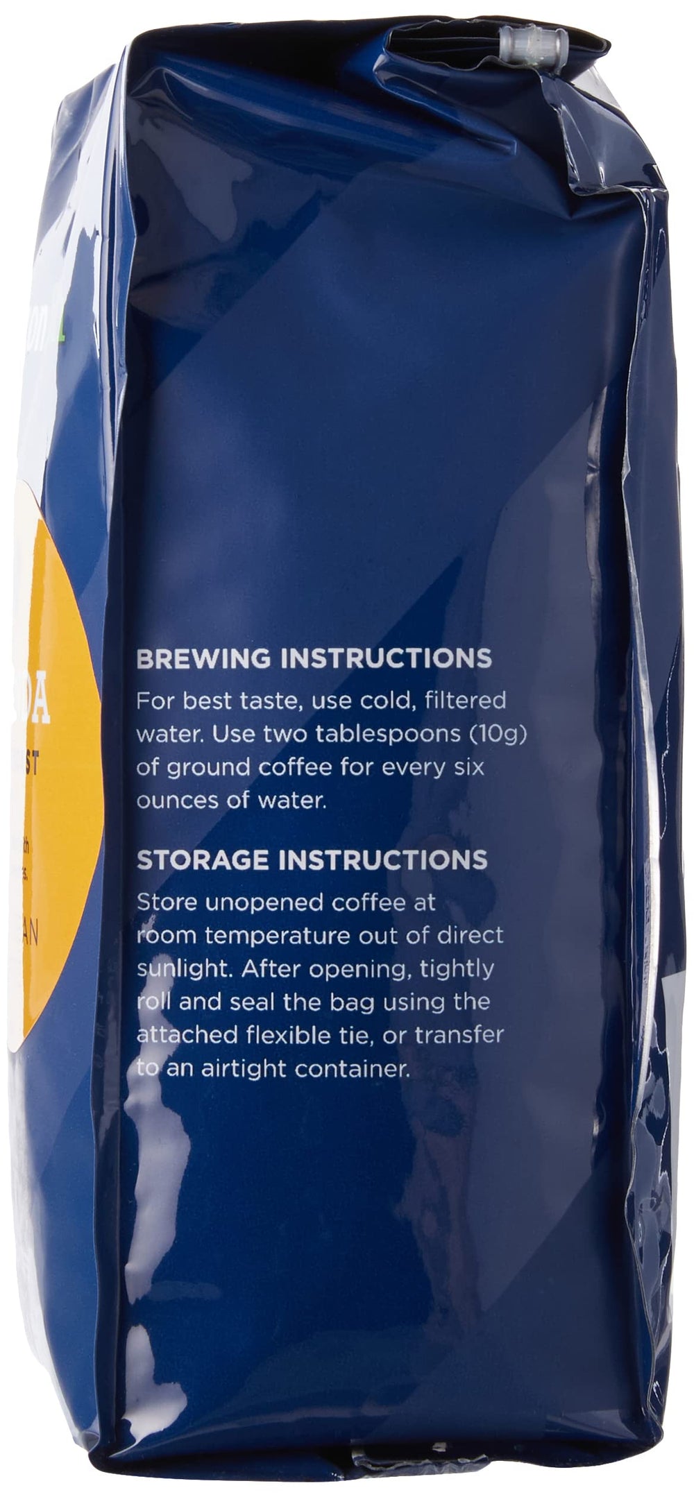 Amazon Fresh beans roasted and packed in the USA for freshness