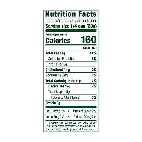 Amazon Fresh Sweet & Spicy Trail Mix on shelf, easy to spot while shopping