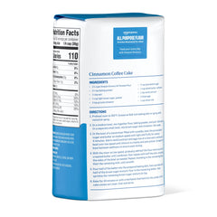 Amazon Grocery All Purpose Flour with measuring cup for precise batter prep.