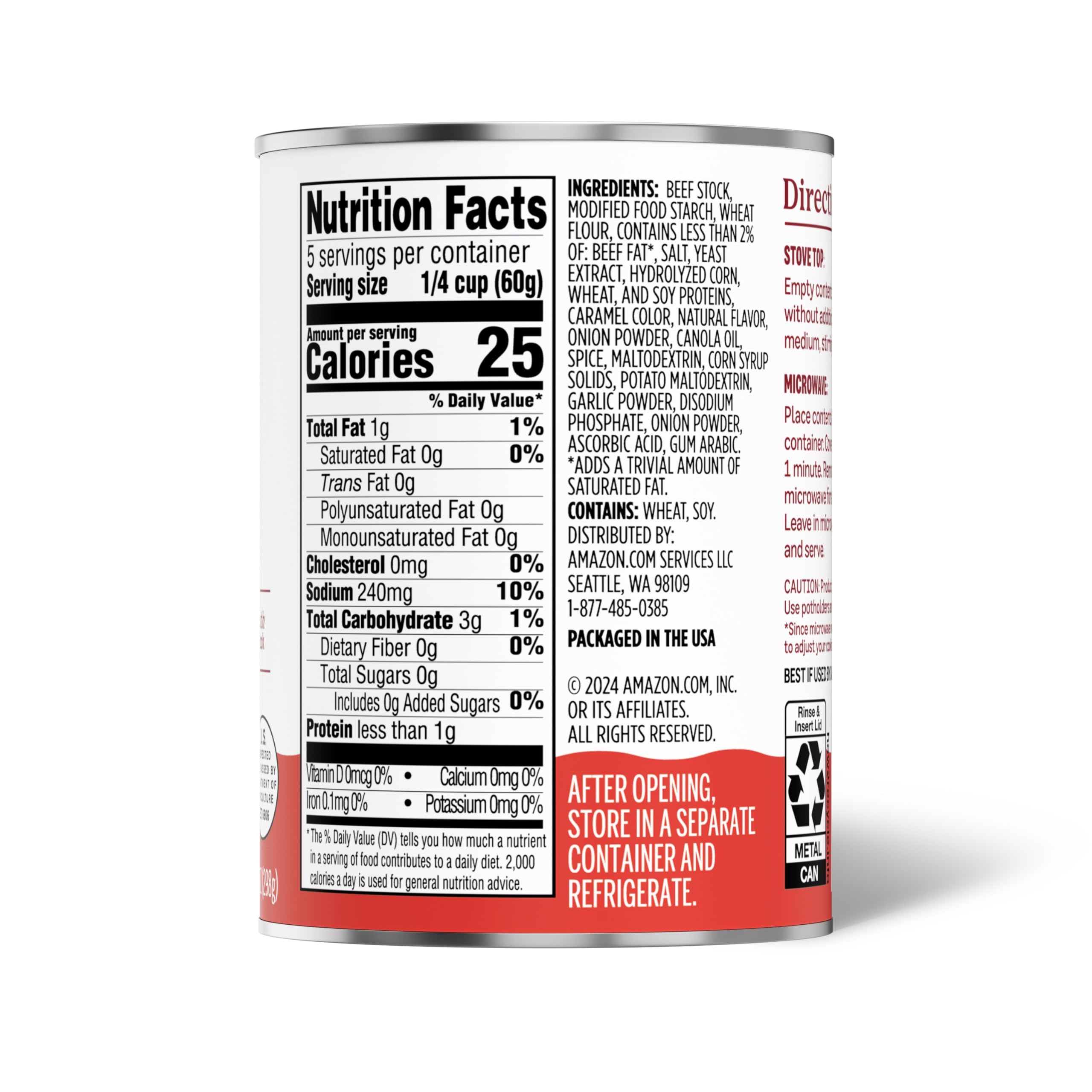 Label closeup highlights low fat option for lighter, everyday meals