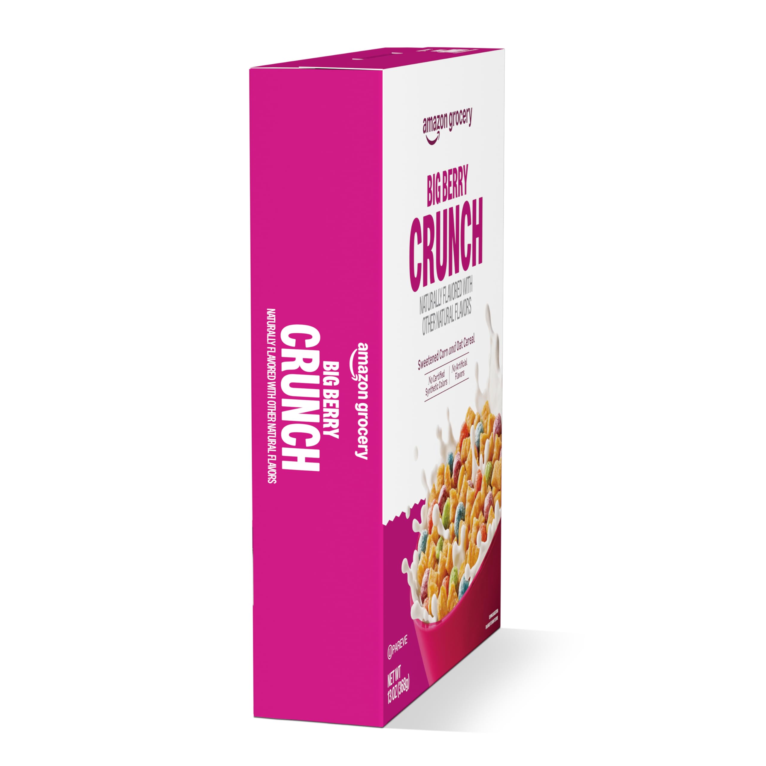 Amazon Grocery Big Berry Crunch soy content note for allergy-aware shoppers.