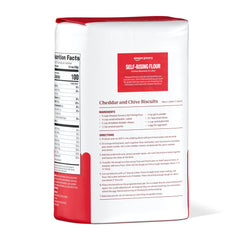 Bleached wheat flour with leavening agents for consistent results in baking