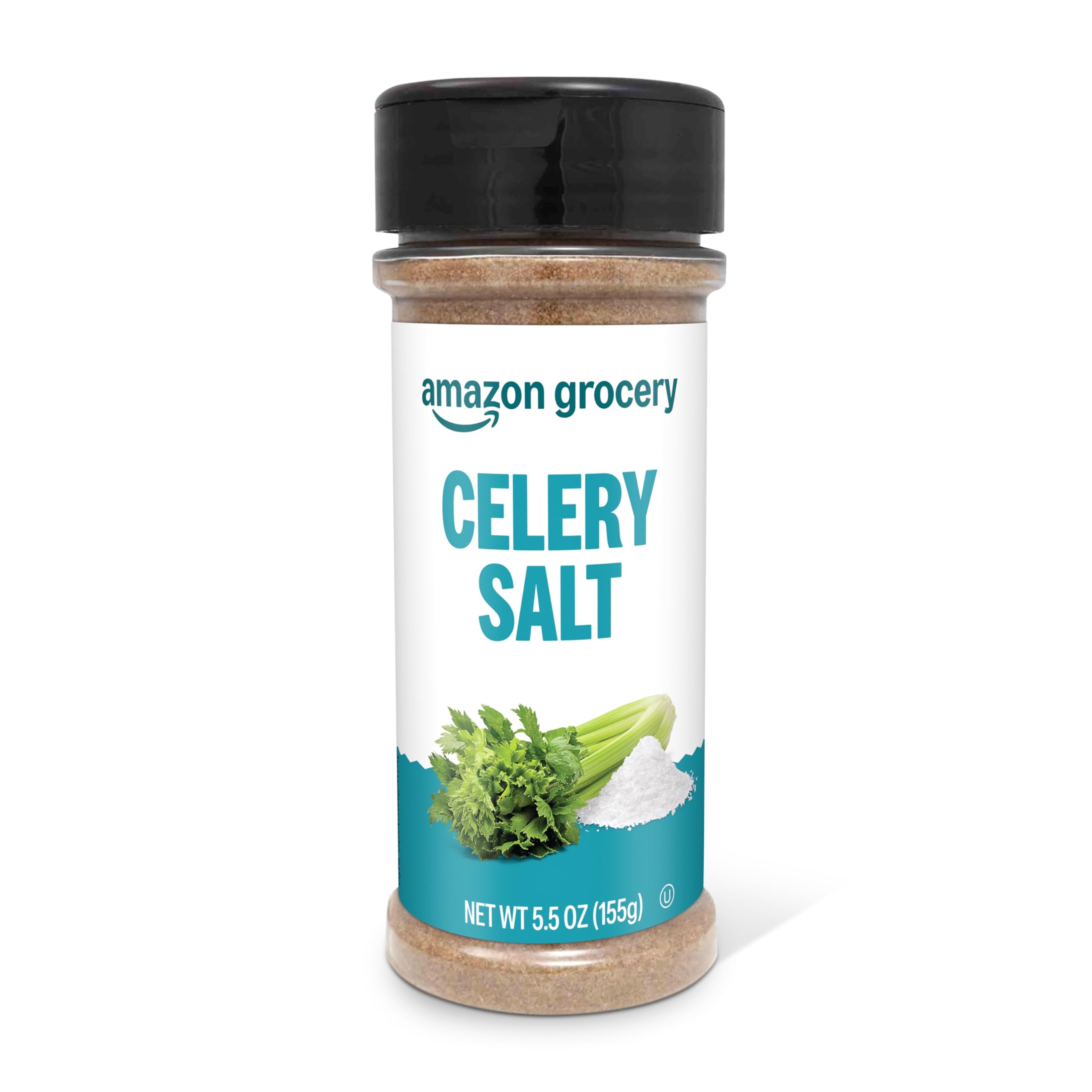 Amazon Grocery celery salt bottle ready for quick seasoning on demand.
