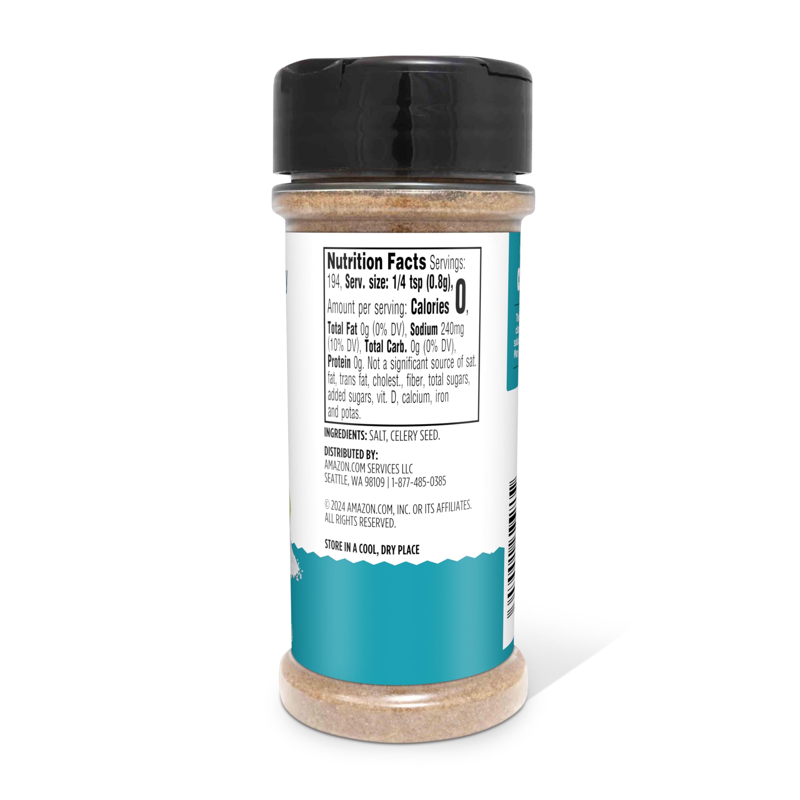 Amazon Grocery celery salt closeup reveals celery seed and salt texture.