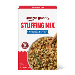 Amazon Grocery chicken flavor stuffing box, ready for quick weeknight dinners.