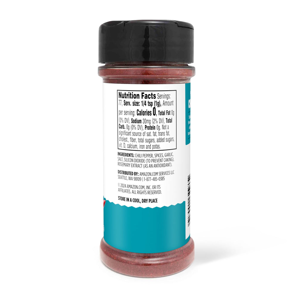 Amazon Grocery chili powder on a spice shelf ready to elevate meals.
