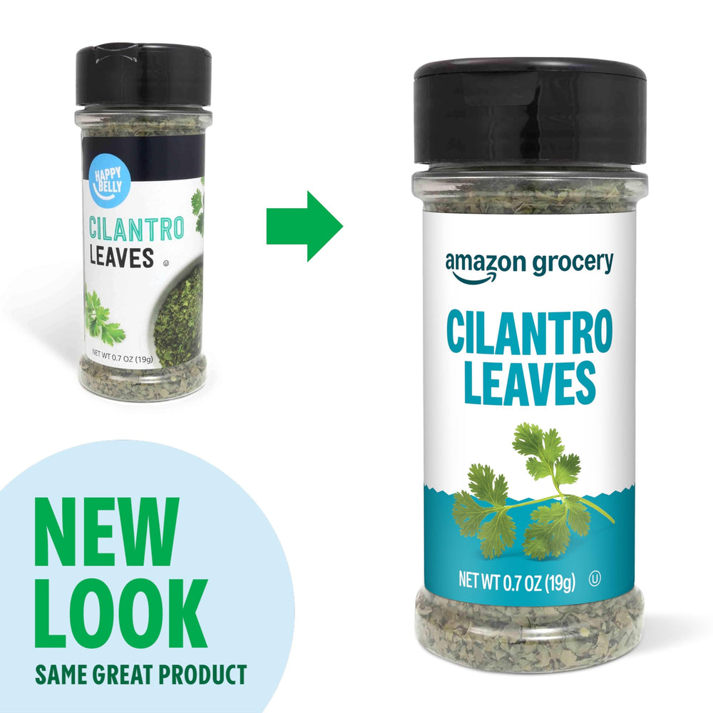 Amazon Grocery Cilantro Leaves pour usage, perfect for sauces and garnishes.