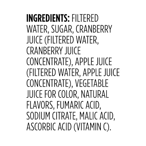 Chilled glass of Amazon Grocery Cranberry Apple Juice Cocktail ready to enjoy