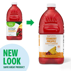 Amazon Grocery Cranberry Pineapple Juice Pitcher Setup ready for family gatherings.