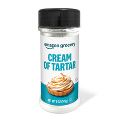 Amazon Grocery Cream of Tartar 5oz container ready for precise baking measurements.