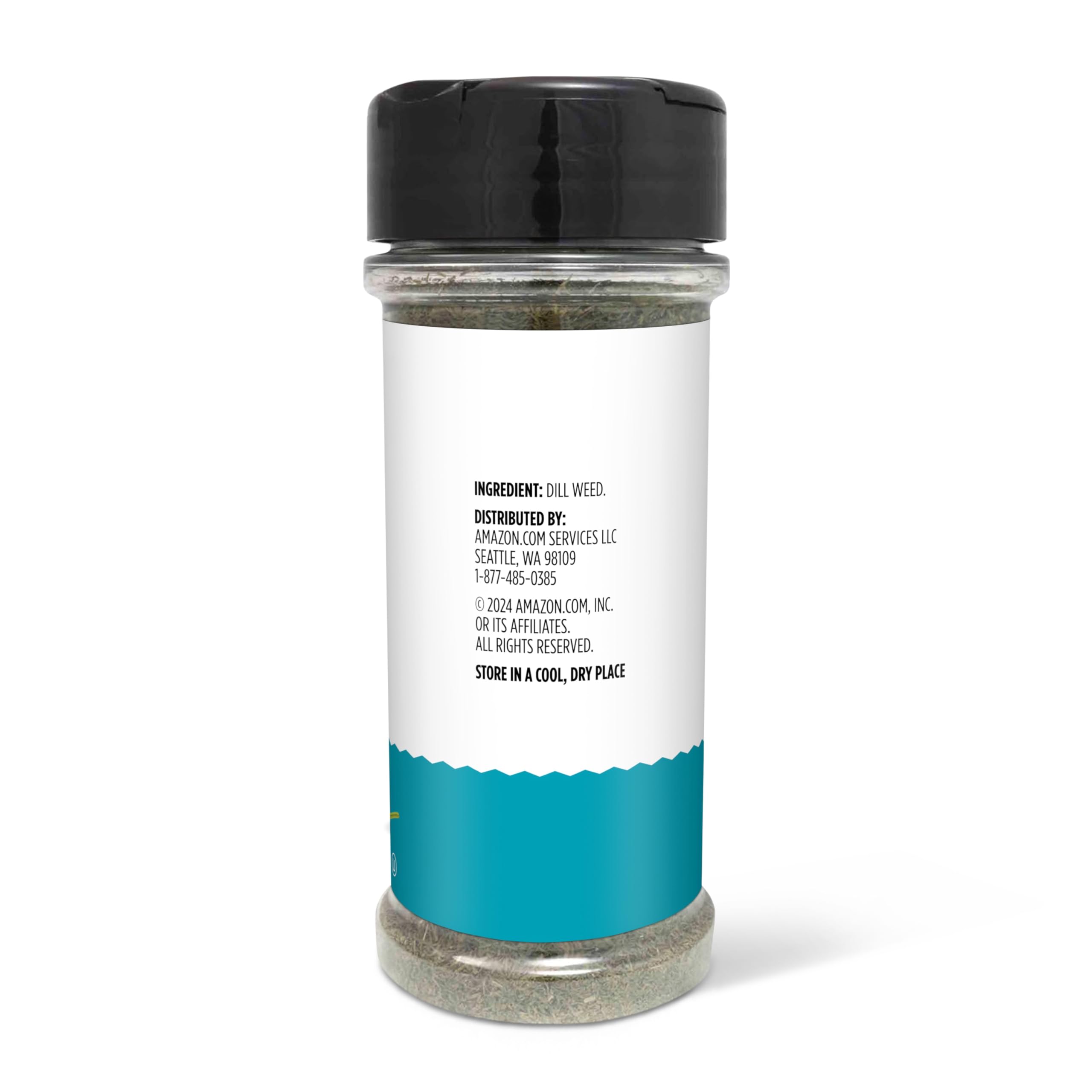 Amazon Grocery Dill Weed on kitchen counter suggests versatile use in potatoes and fish.