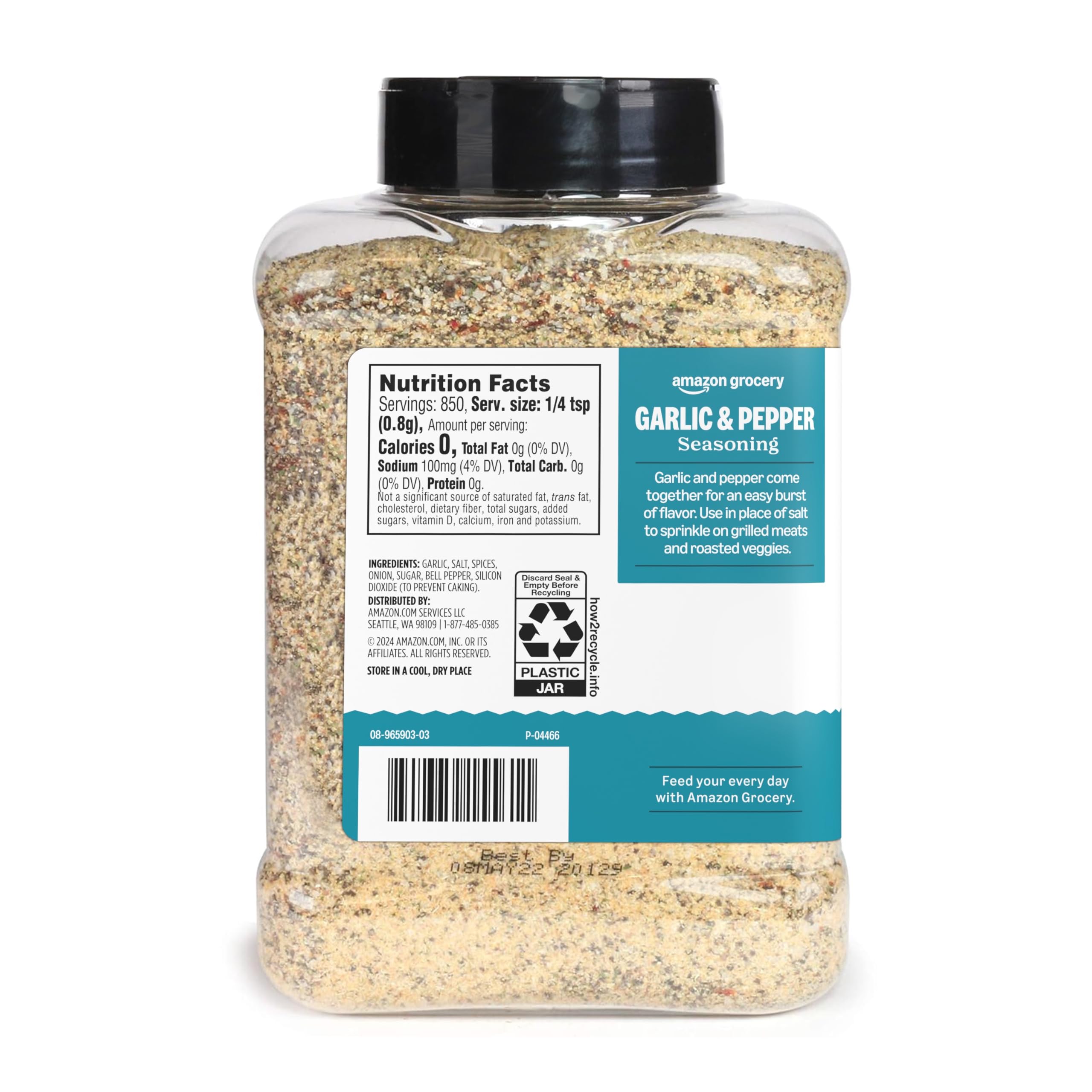 Prepared dish sprinkled with seasoning for quick weeknight meals.