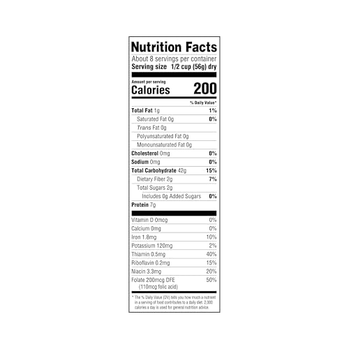 Amazon Grocery elbow macaroni ingredients list closeup—consistent ingredients for reliable pasta dishes.
