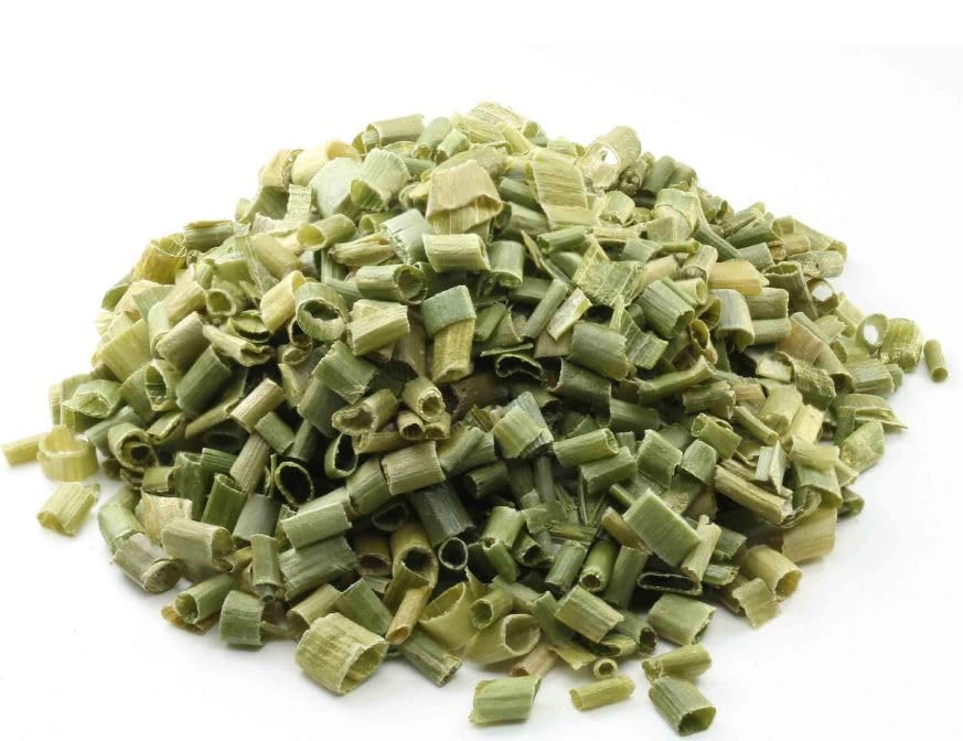 Amazon Grocery Freeze Dried Chives label close-up highlighting convenience.