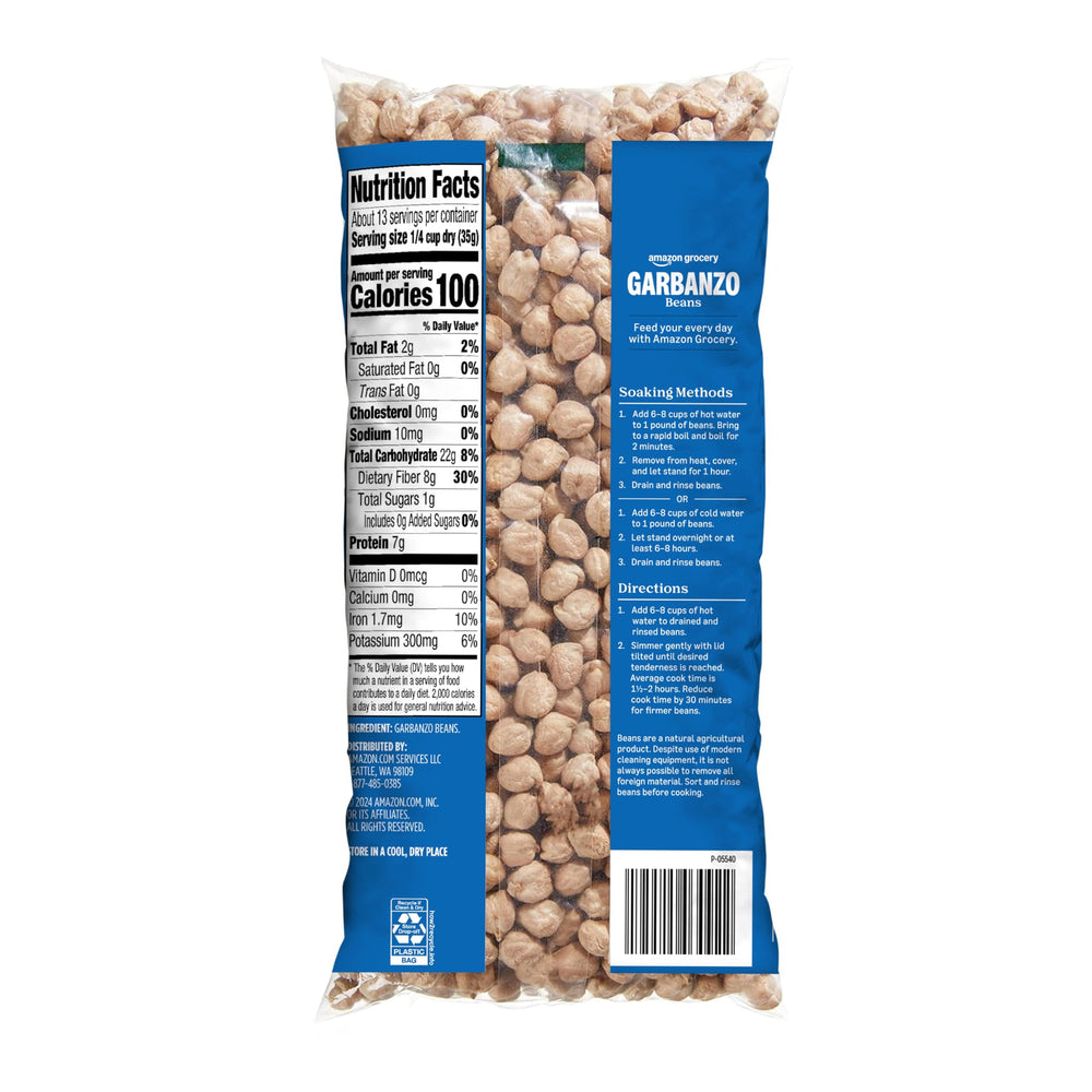Amazon Grocery garbanzo beans ready to toss into bowls.