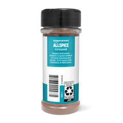 Amazon Grocery ground allspice jar label helps easy identification and storage.
